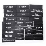 Extra BELLARO Namensschilder